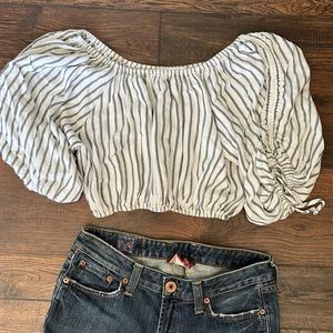 Stripe crop top